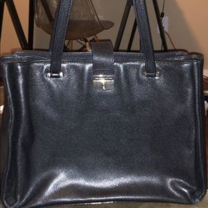 Black leather Kate spade